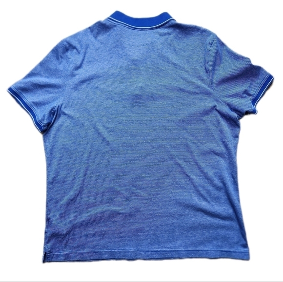BANANA REPUBLIC Blue Polo Shirt Size L - Picture 4 of 4